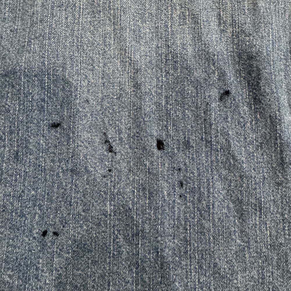 Levi’s Jeans Western Pearl Snap Denim Shirt Men’s XL 100% Cotton - Picture 5 of 9